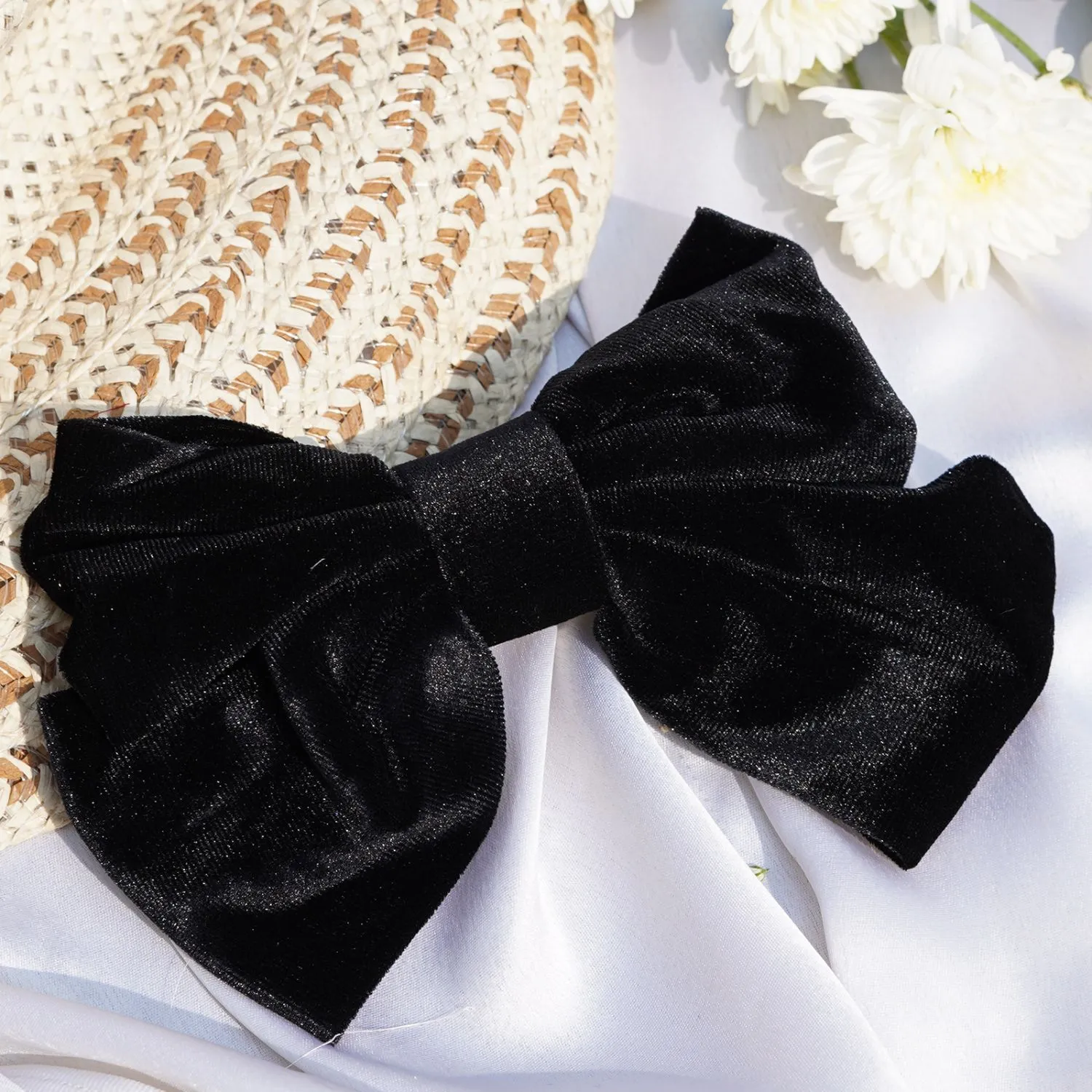 Joker & Witch Black Bow Pretty Hair Clip For Women