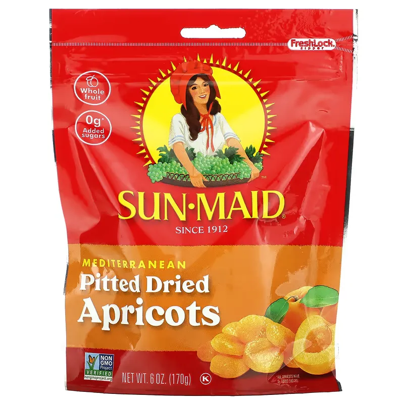 Mediterranean Pitted Dried Apricots, 6 oz (170 g)