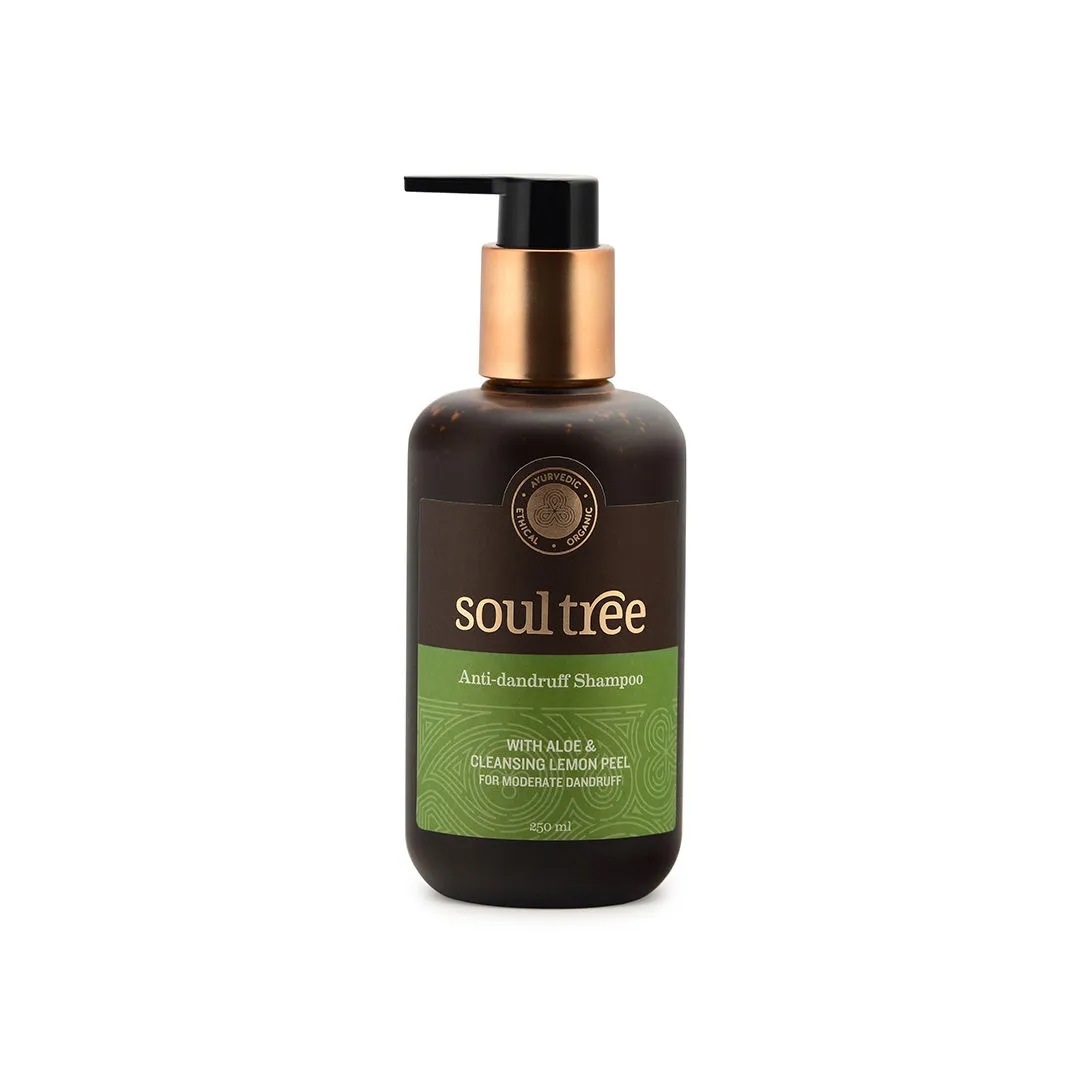 SoulTree Anti-Dandruff Shampoo with Aloe & Cleansing Lemon Peel