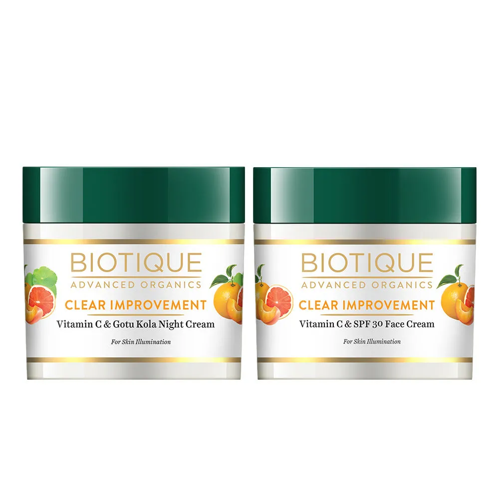 Biotique Vitamin C Face Cream & Night Cream Combo