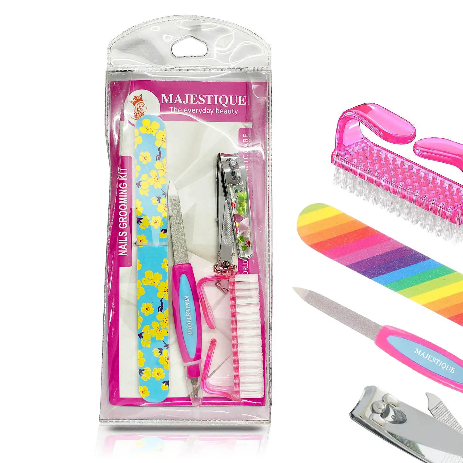 Majestique Nails Grooming kit CMB524 - Color May Vary