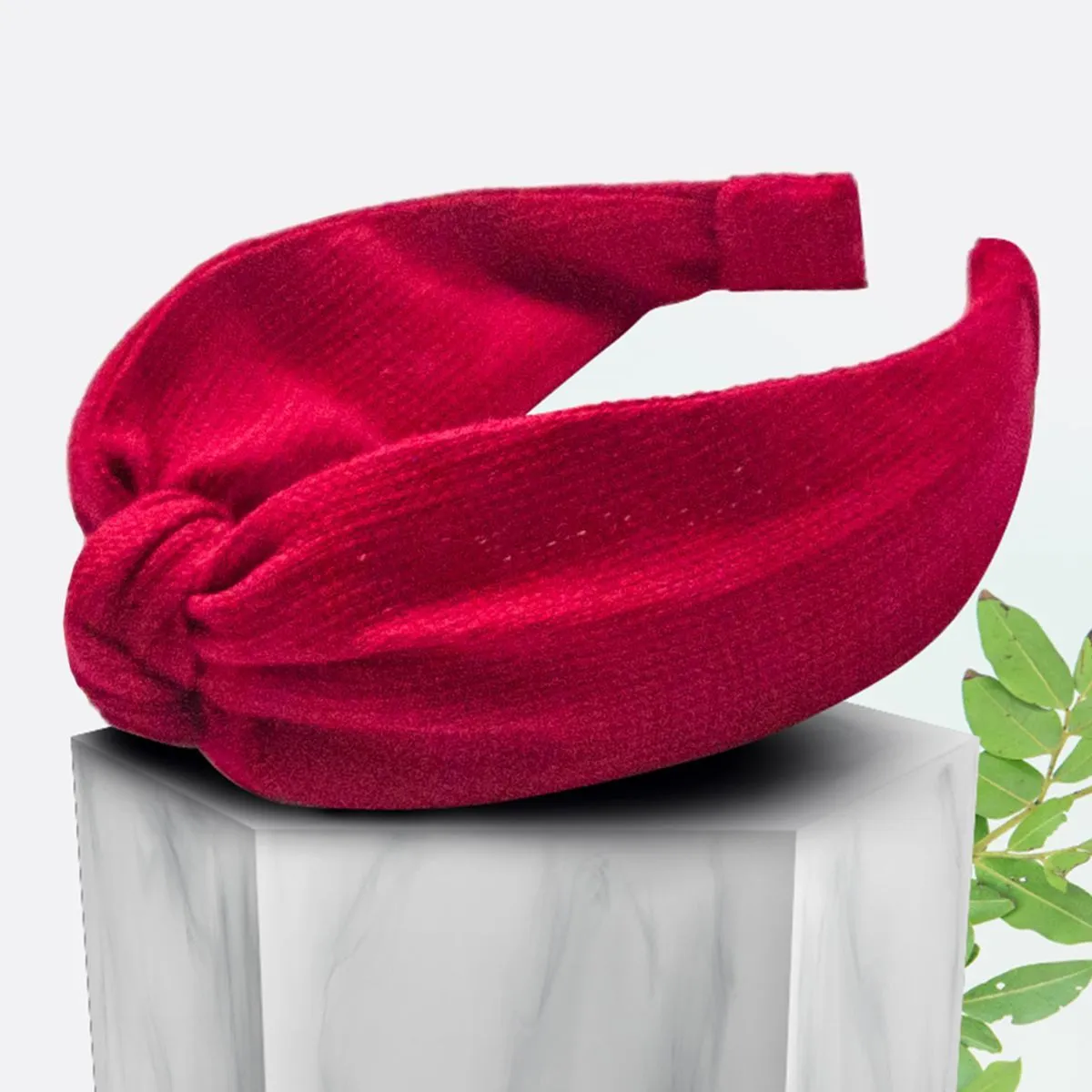 Hair Drama Co. Red Knotted Headband