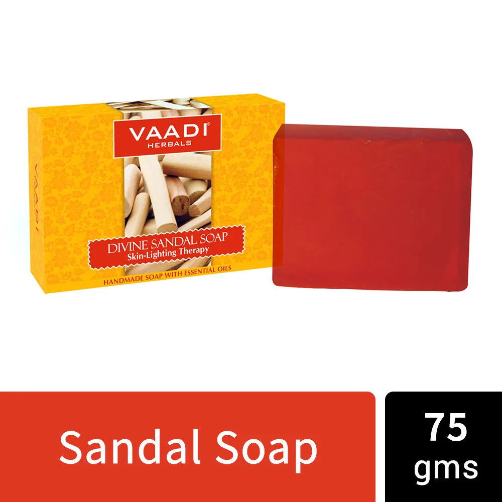 Vaadi Herbals Divine Sandal Soap Skin Lighting Therapry