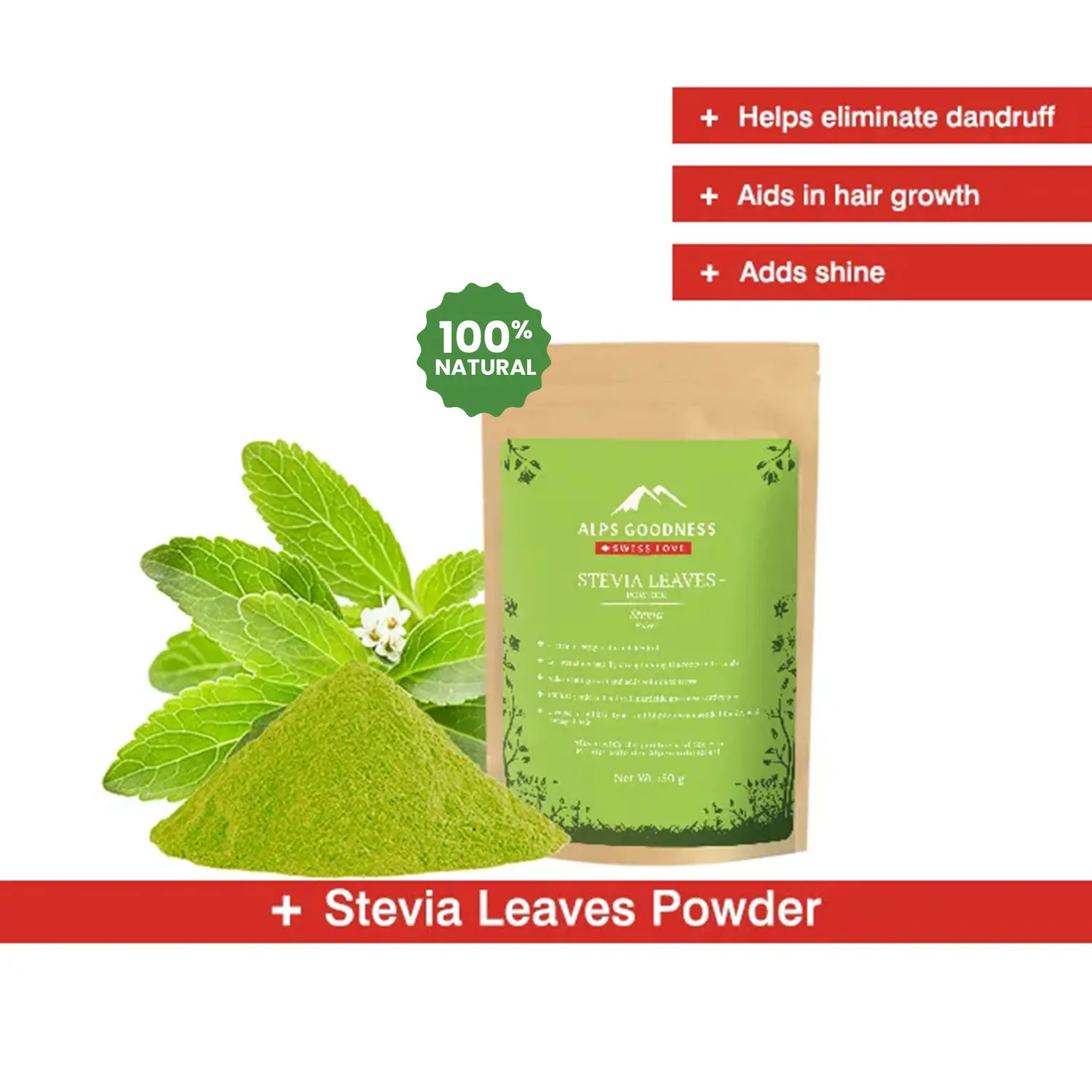 Alps Goodness Powder - Stevia Leaves (50 g)