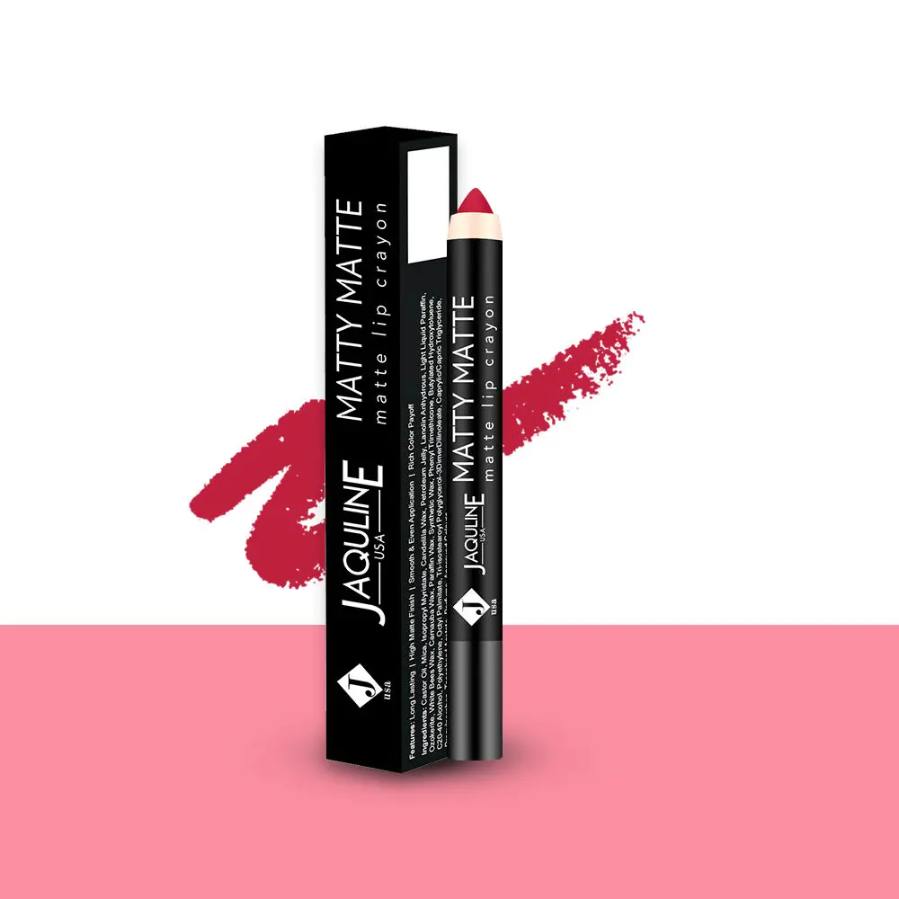 Jaquline USA Matty Matte Lip Crayon 2.8g Kisses & Pouts 3