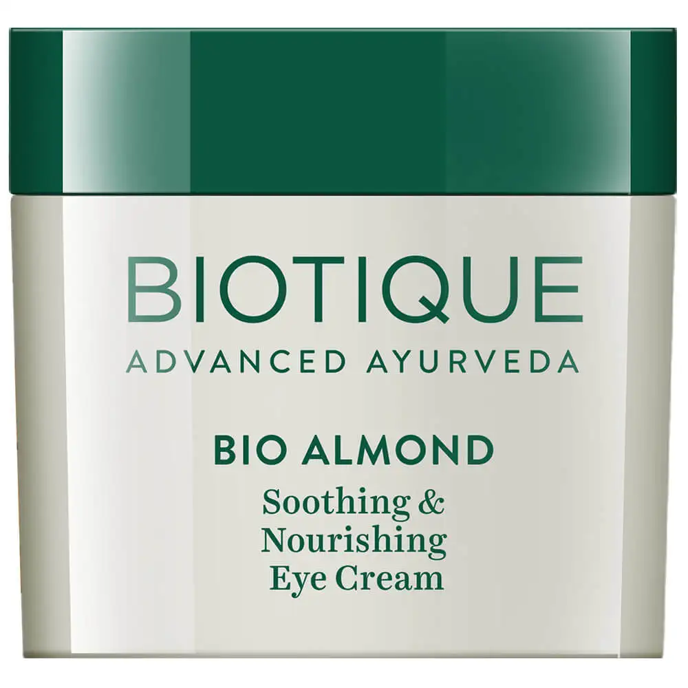 Biotique Bio Almond Soothing & Nourishing Eye cream,  15 g  for All Skin Types