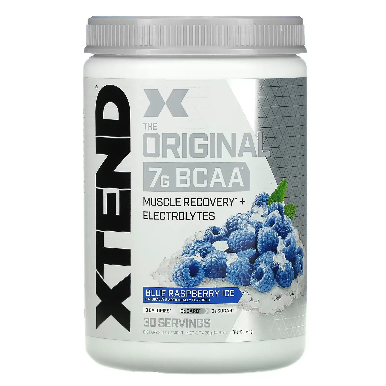 The Original 7G BCAA, Blue Raspberry Ice, 14.8 oz (420 g)