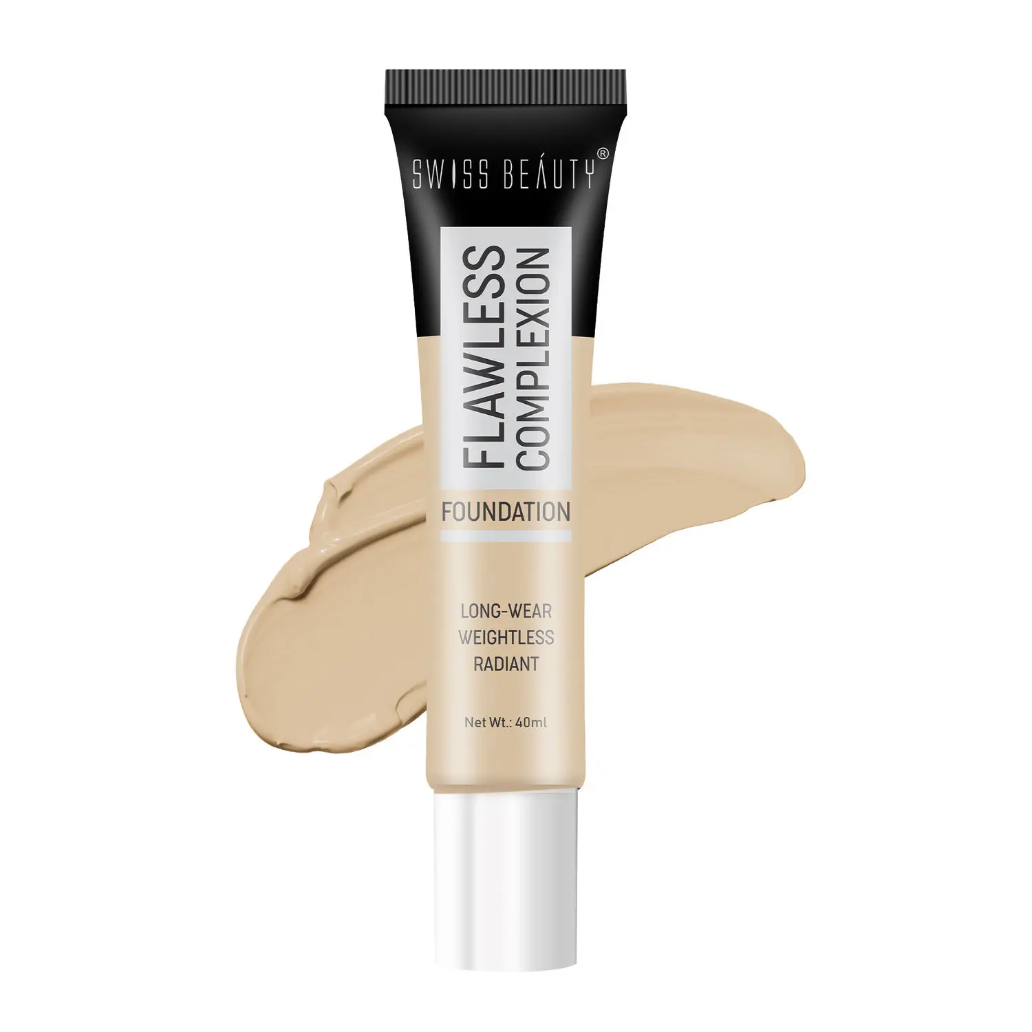 Swiss Beauty Flawless Complexion Foundation 6 Beige Sand (40 ml)