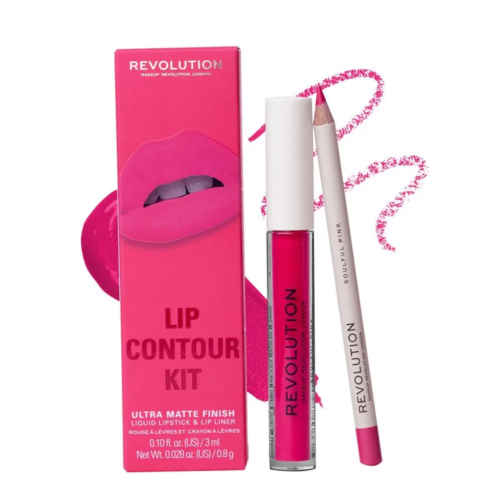 Makeup Revolution Lip Contour Kit Soulful Pink