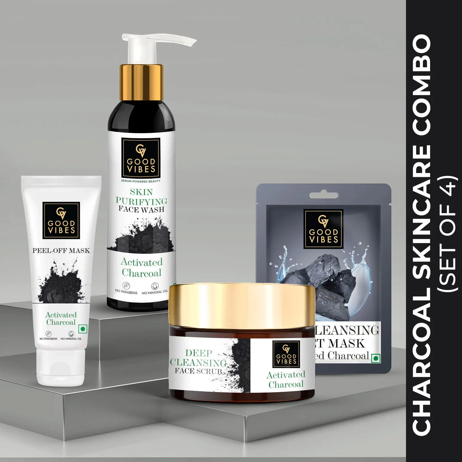 Deep Cleansing Activated Charcoal Combo