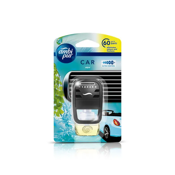 Ambi Pur Aqua Car Air Freshener Starter Kit