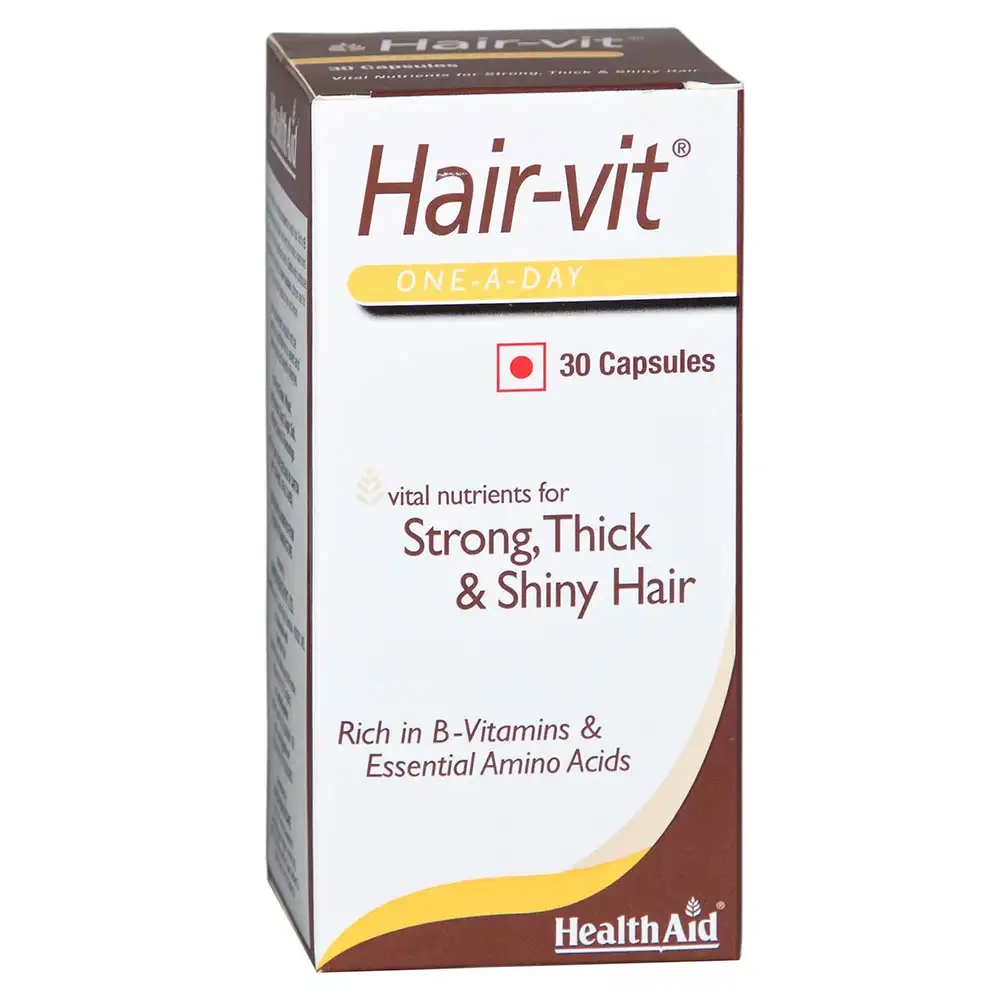 HealthAid Hair-Vit,  30 capsules  Unflavoured