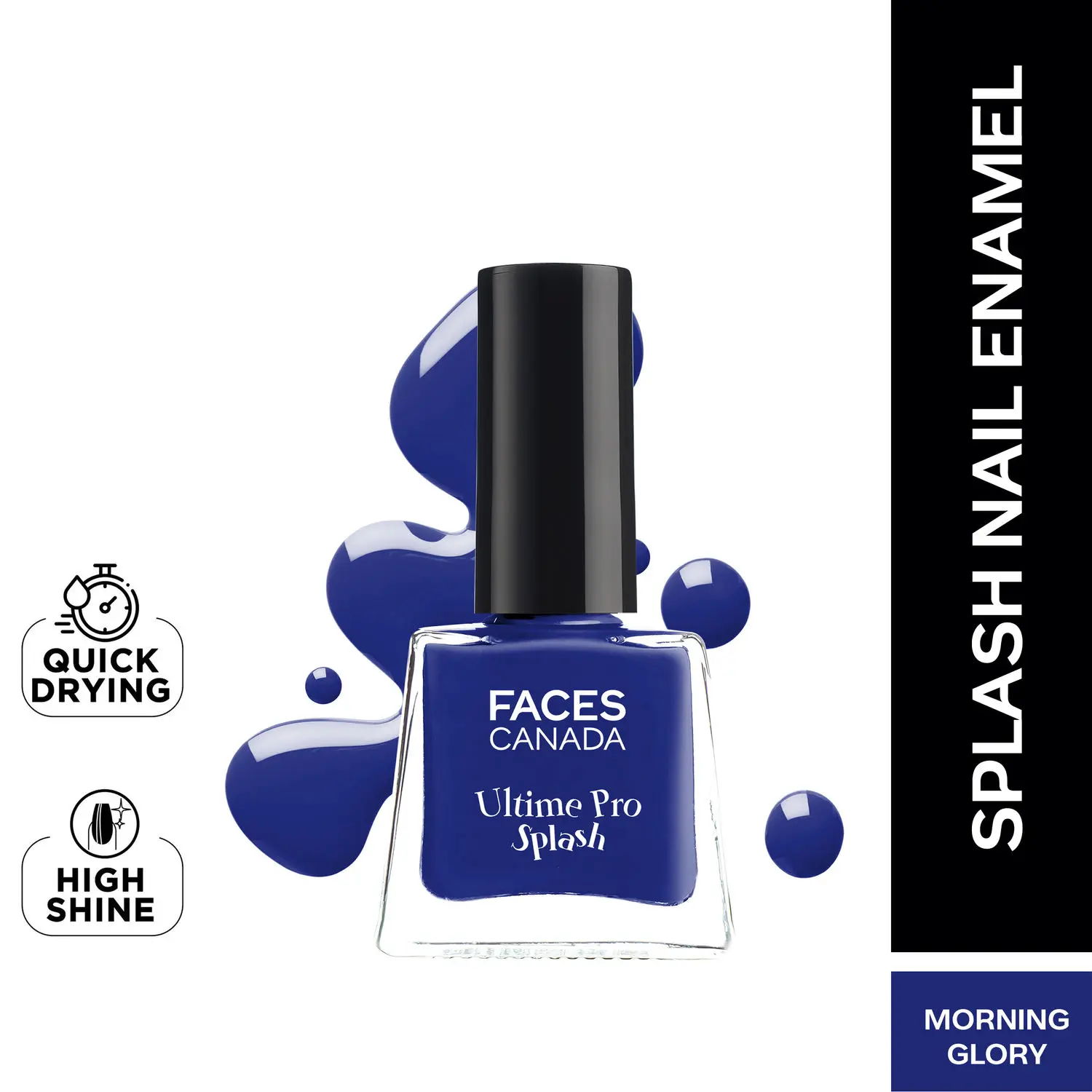 Faces canada Ultime Pro Splash Nail Enamel I Quick-drying I Longlasting I Chip-defiant I Smooth application I Morning Glory 54 5ml