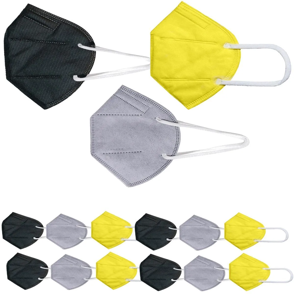 OOMPH Pack of 15 Kn95/N95 Anti-Pollution Reusable 5-Layer Mask