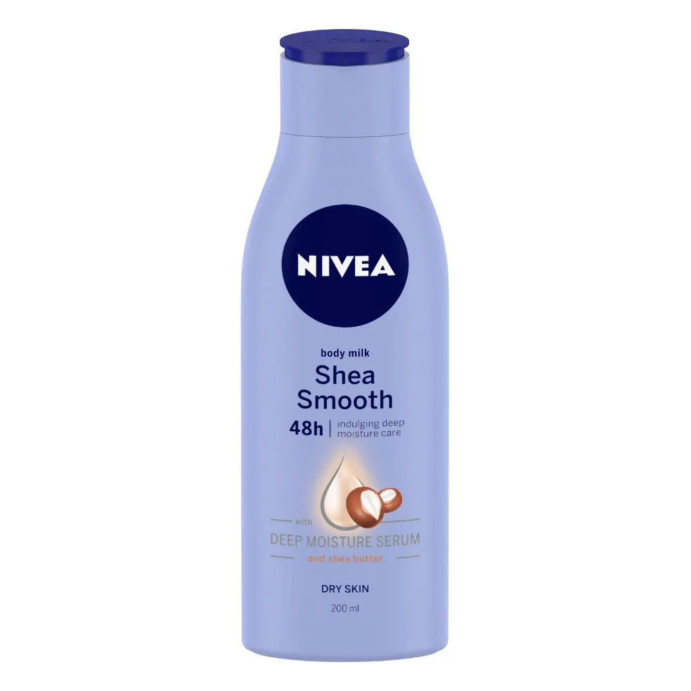 NIVEA Body Lotion for Dry Skin, Shea Smooth, with Shea Butter