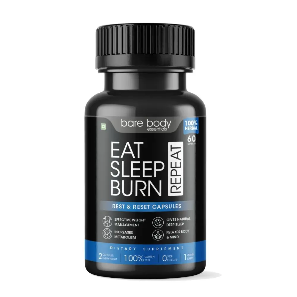 Bare Body Essentials Eat Sleep Burn Repeat - 60 Capsules