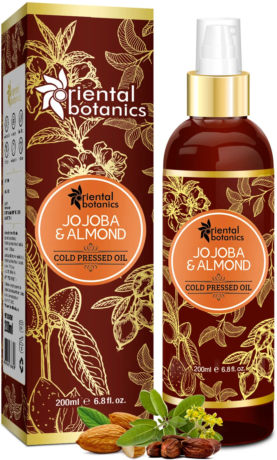 Oriental Botanics Jojoba & Almond Cold Pressed Oil