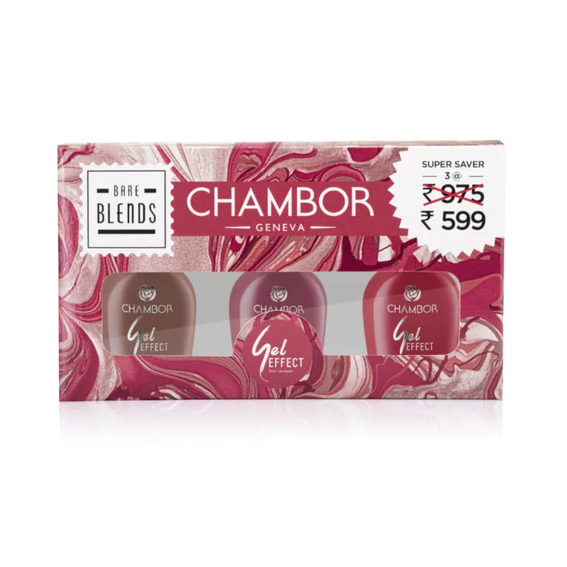 Chambor Gel Effect Nail Lacquer, Bare Blends - 0313