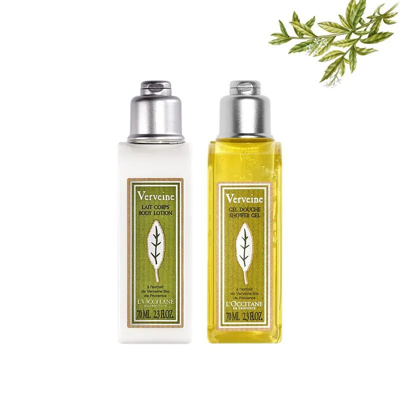 L'Occitane Verbena Travel Set with Body Shower Gel & Body Lotion