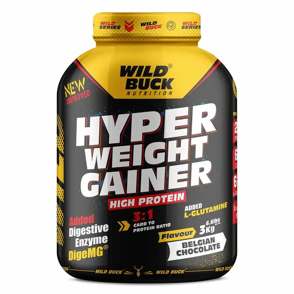 Wild Buck Hyper Weight Gainer,  6.6 lb  Belgian Chocolate