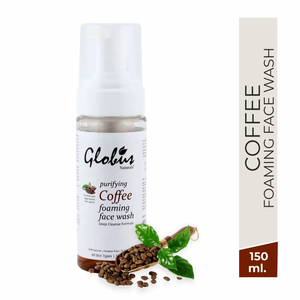 Globus Naturals Purifying Coffee Foaming Face Wash