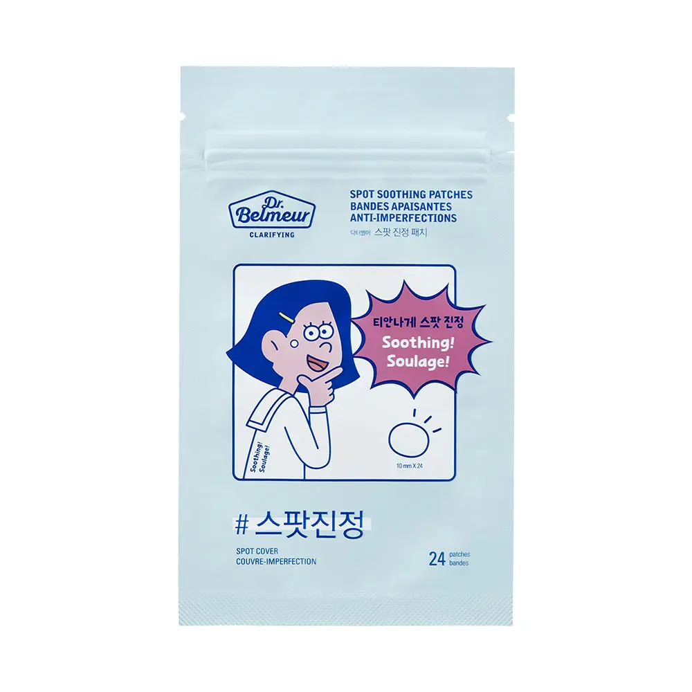 The Face Shop Dr.Belmeur Clarifying Spot Soothing Patches, Reduces acne sizes & prevents acne from scarring (72 Pcs) 72 pieces