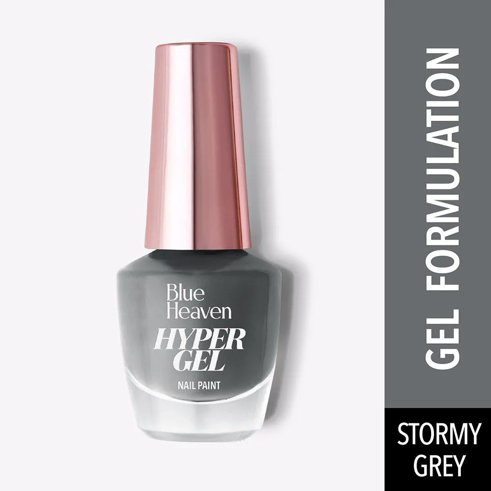 Blue Heaven Hypergel Nail Paint - Stormy Grey