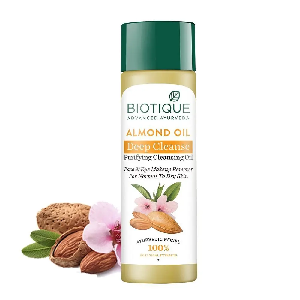 Biotique Almond Oil Deep Cleanse Purifying Cleansing Oil (120 ml)