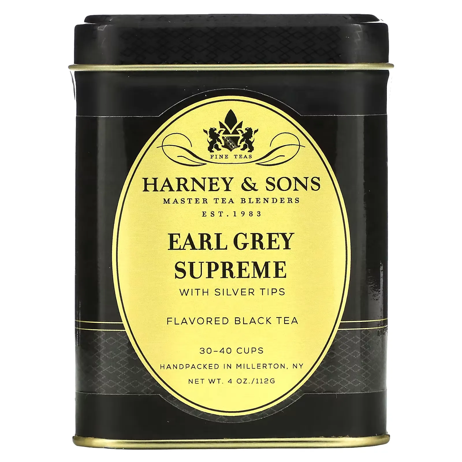 Black Tea, Earl Grey Supreme with Silver Tips, 4 oz (112 g)