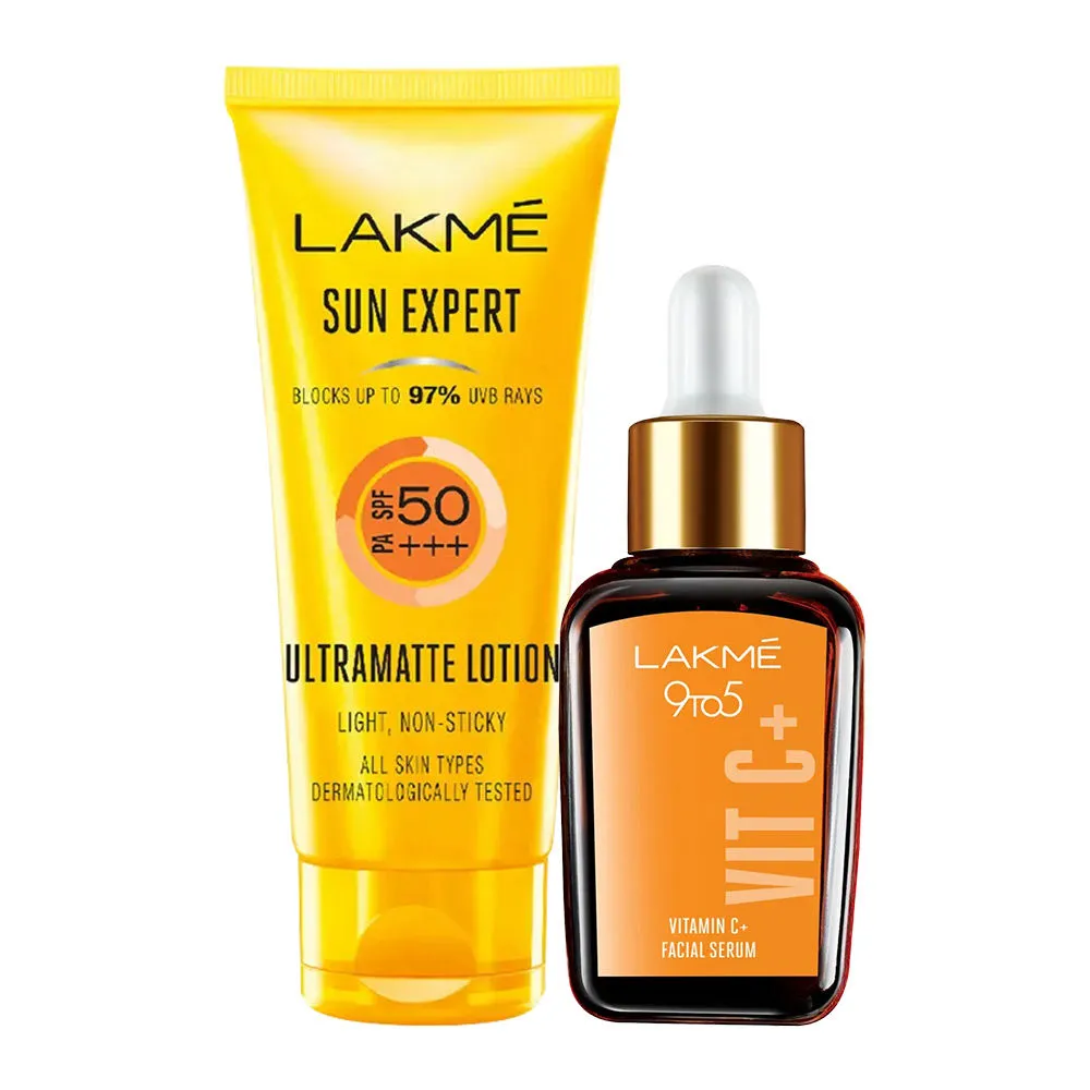 Lakme Vitamin C Serum & Matte Lotion Sunscreen