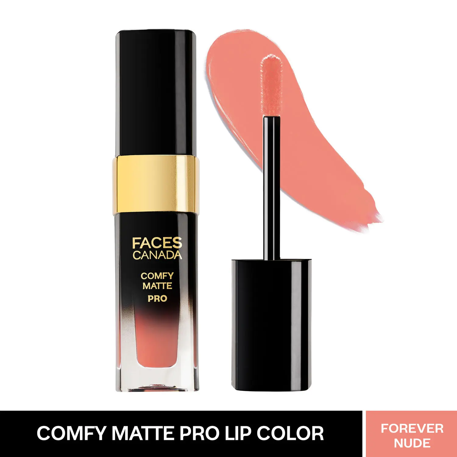 Faces Canada COMFY MATTE PRO LIP COLOR | Upto 10hrs stay |No Alcohol, No Dryness | Forever nude 09 | 5.5 ml