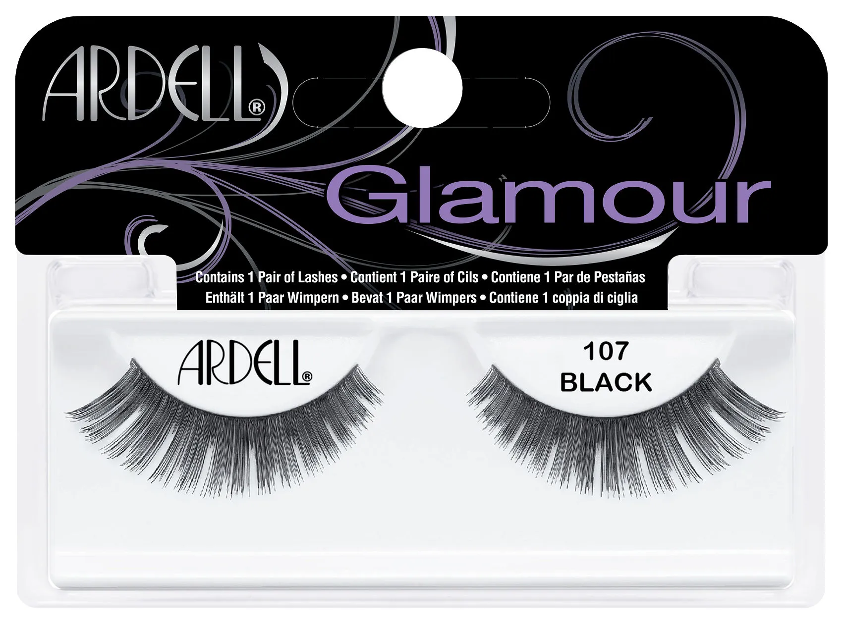 Ardell Glamour Lashes - 107 Black - 60710