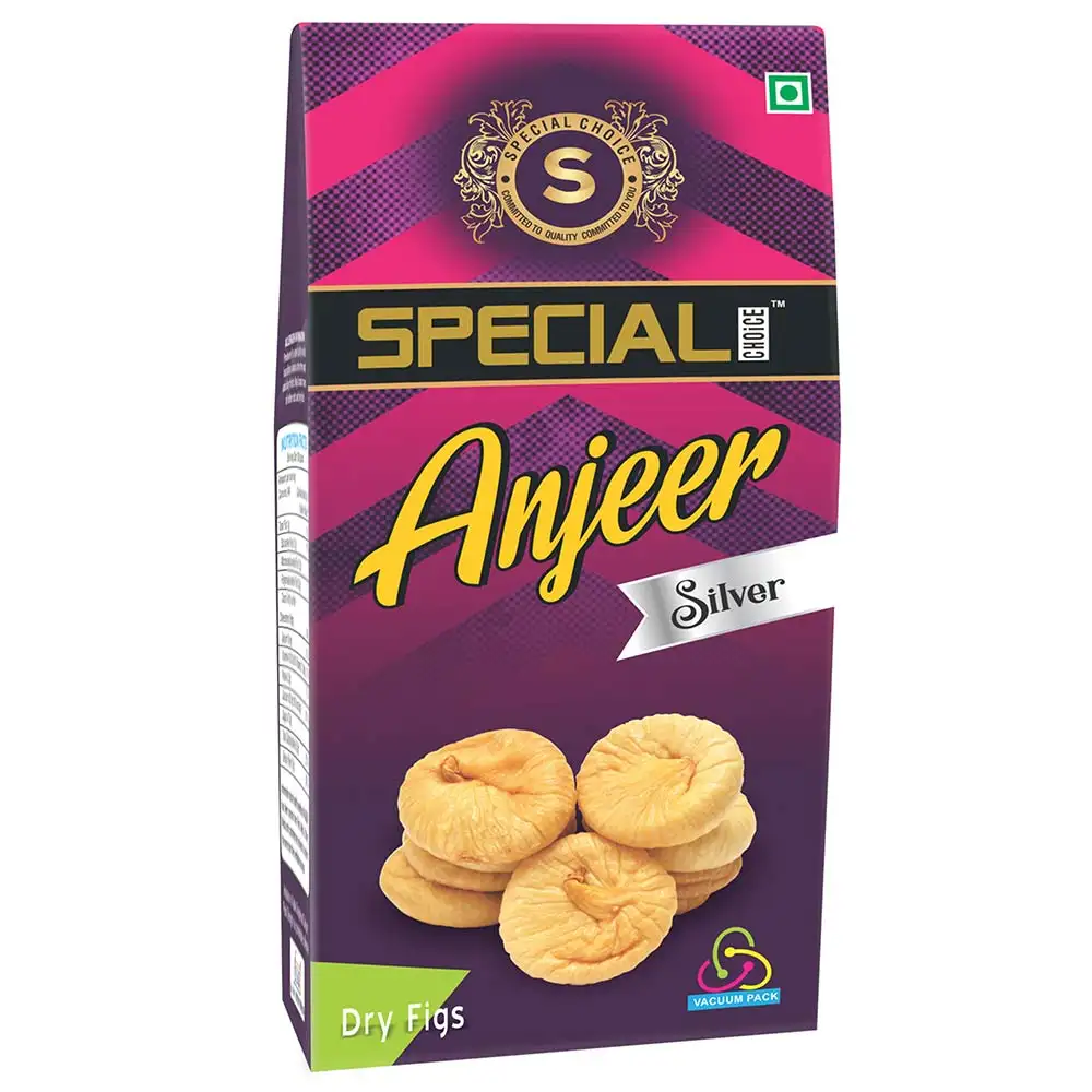 Special Choice Anjeer (Dry Figs),  250 g  Unflavoured Silver Vacuum Pack