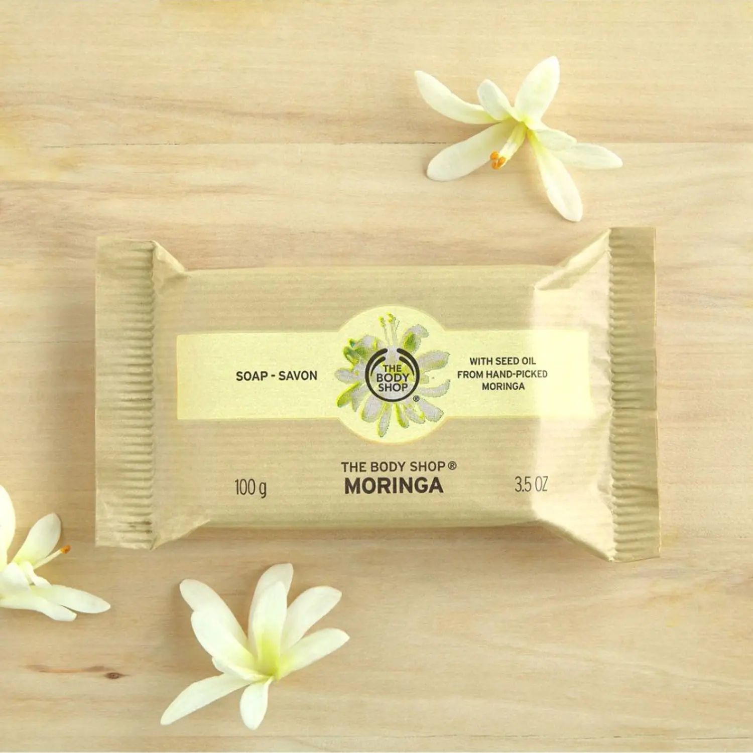 The Body Shop Vegan Moringa Soap, 100G