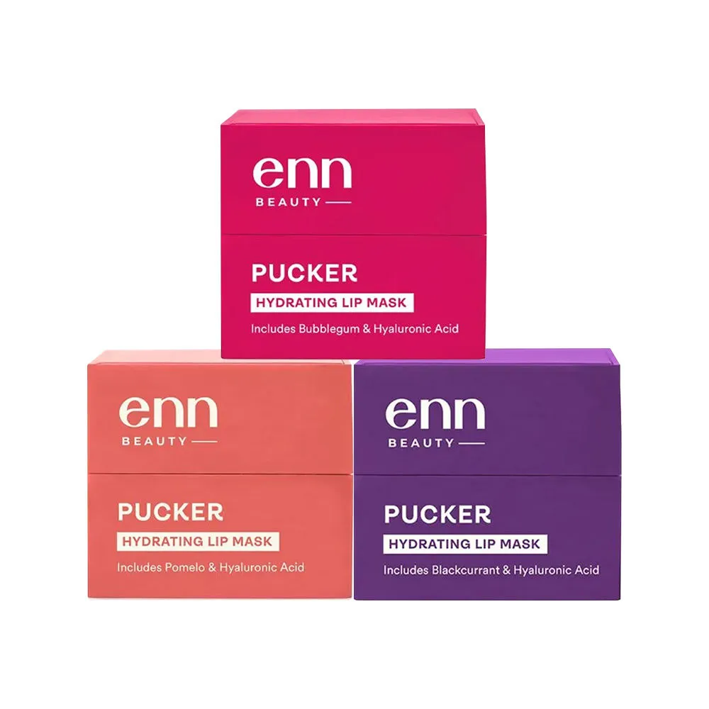 ENN Pucker Hydrating Lip Mask With Hyaluronic Acid Lip Care Kit