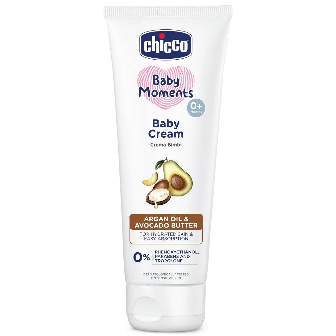 Chicco Baby Cream - Argan Oil & Avocado Butter