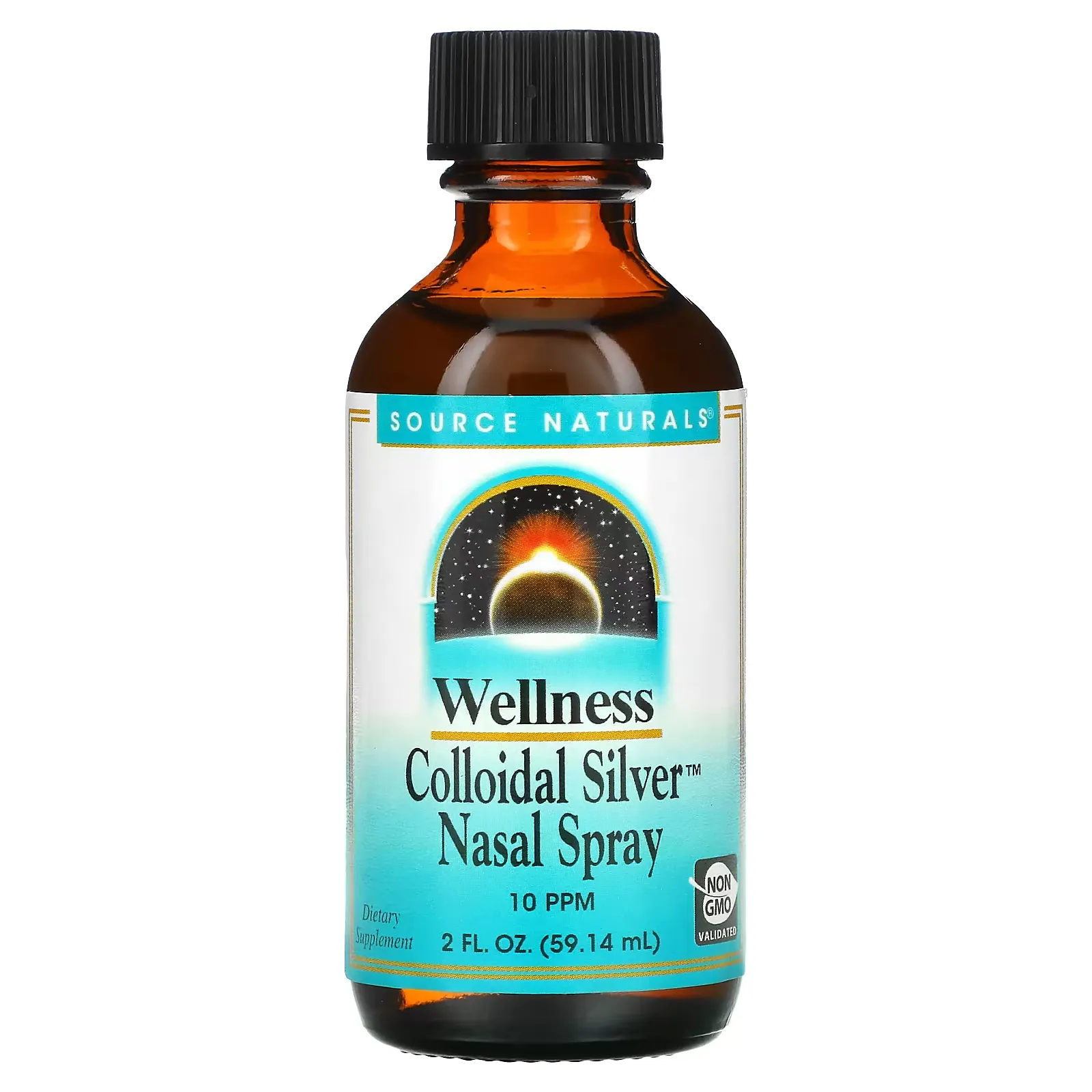 Wellness, Colloidal Silver Nasal Spray, 10 PPM, 2 fl oz (59.14 ml)