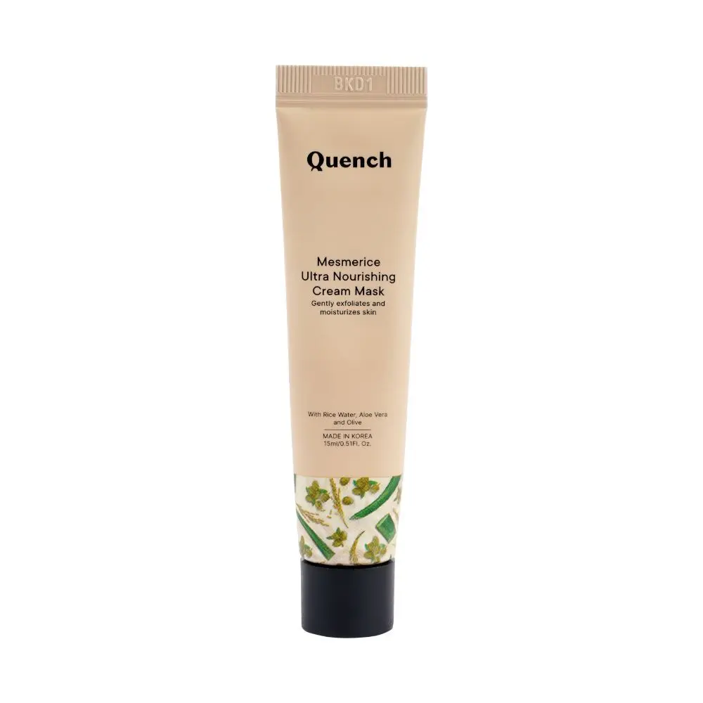 Quench Botanics Mesmerice Ultra Nourishing Cream Mask | Korean Skin care, 15ml