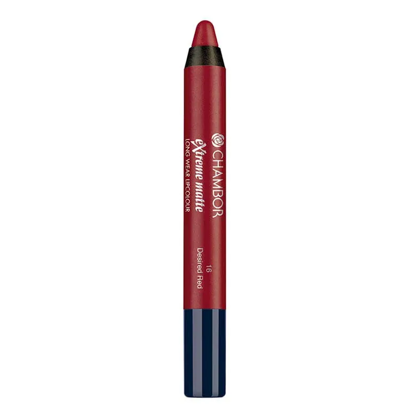 Chambor Extreme Matte Long Wear Lip Colour Make up - Desired Red #16