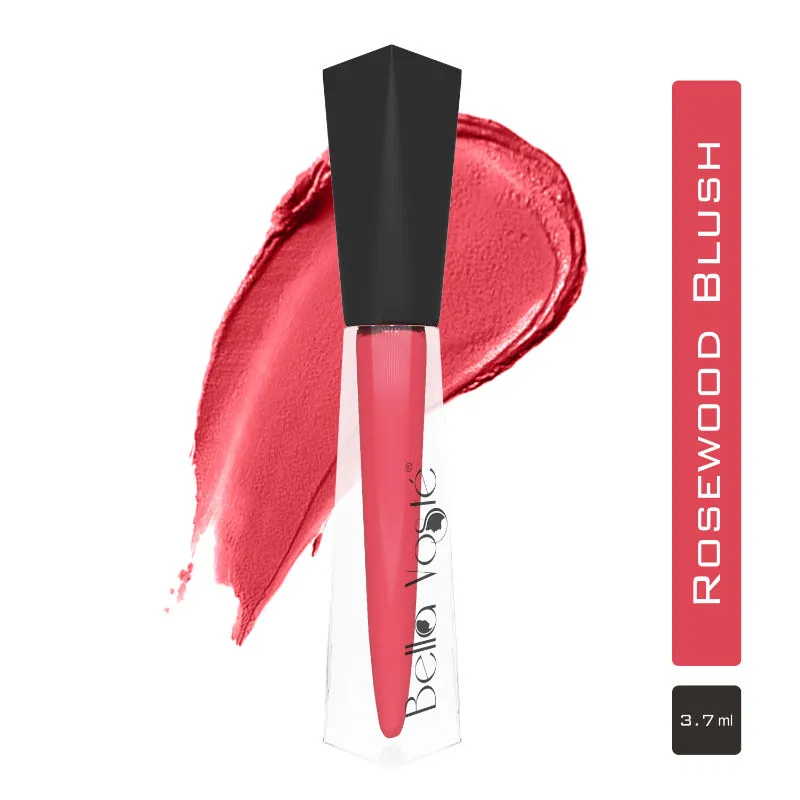 Bella Voste Ulti-Matte Liquid Lipstick - 08 Rosewood Blush