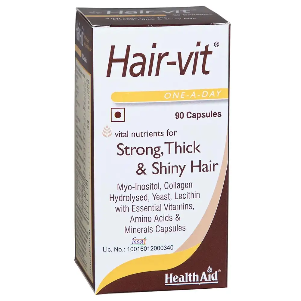 HealthAid Hair-Vit,  90 capsules  Unflavoured