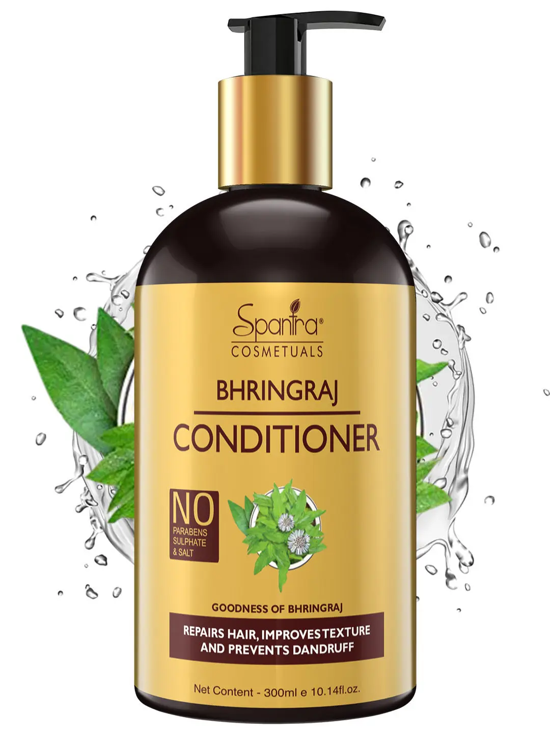 Spantra Bhringraj Conditioner, Repairs Hair, Improves Texture and prevents Dandruff, 300ml