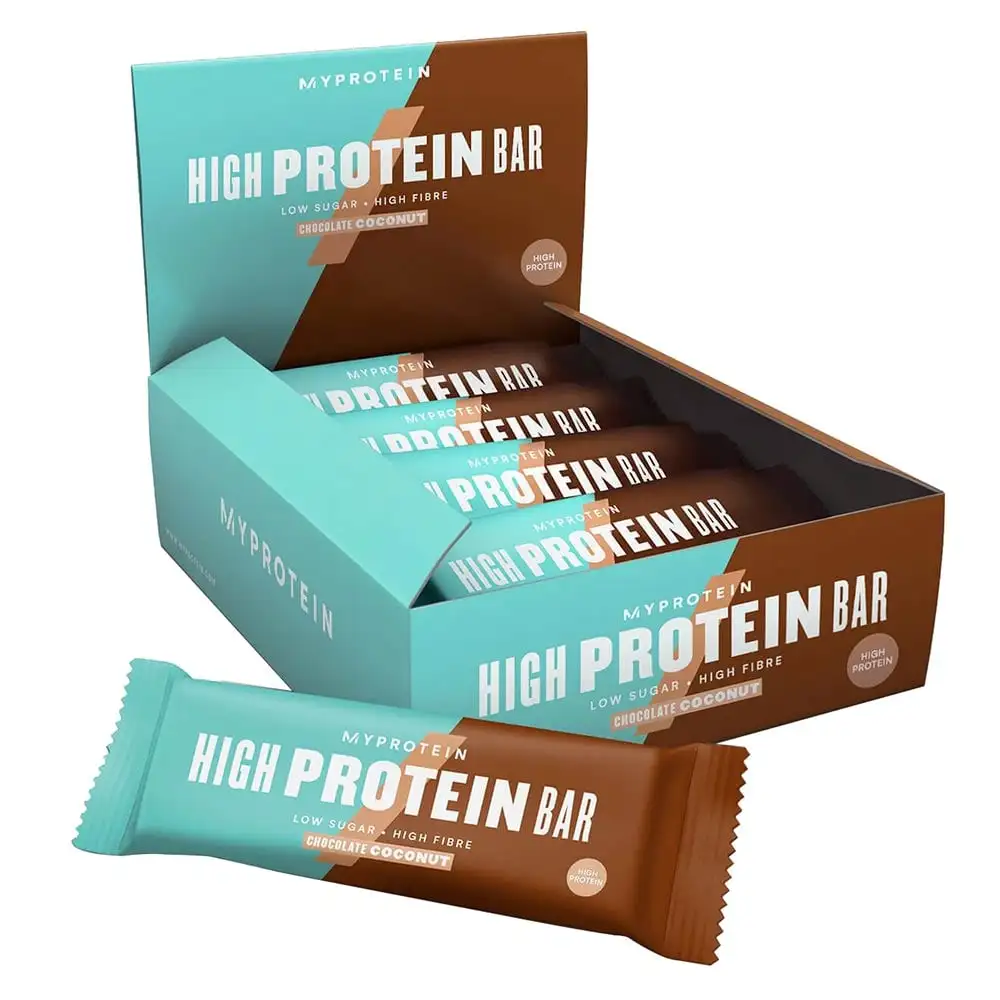 Myprotein High Protein Bar,  12 Piece(s)/Pack  Chocolate Coconut