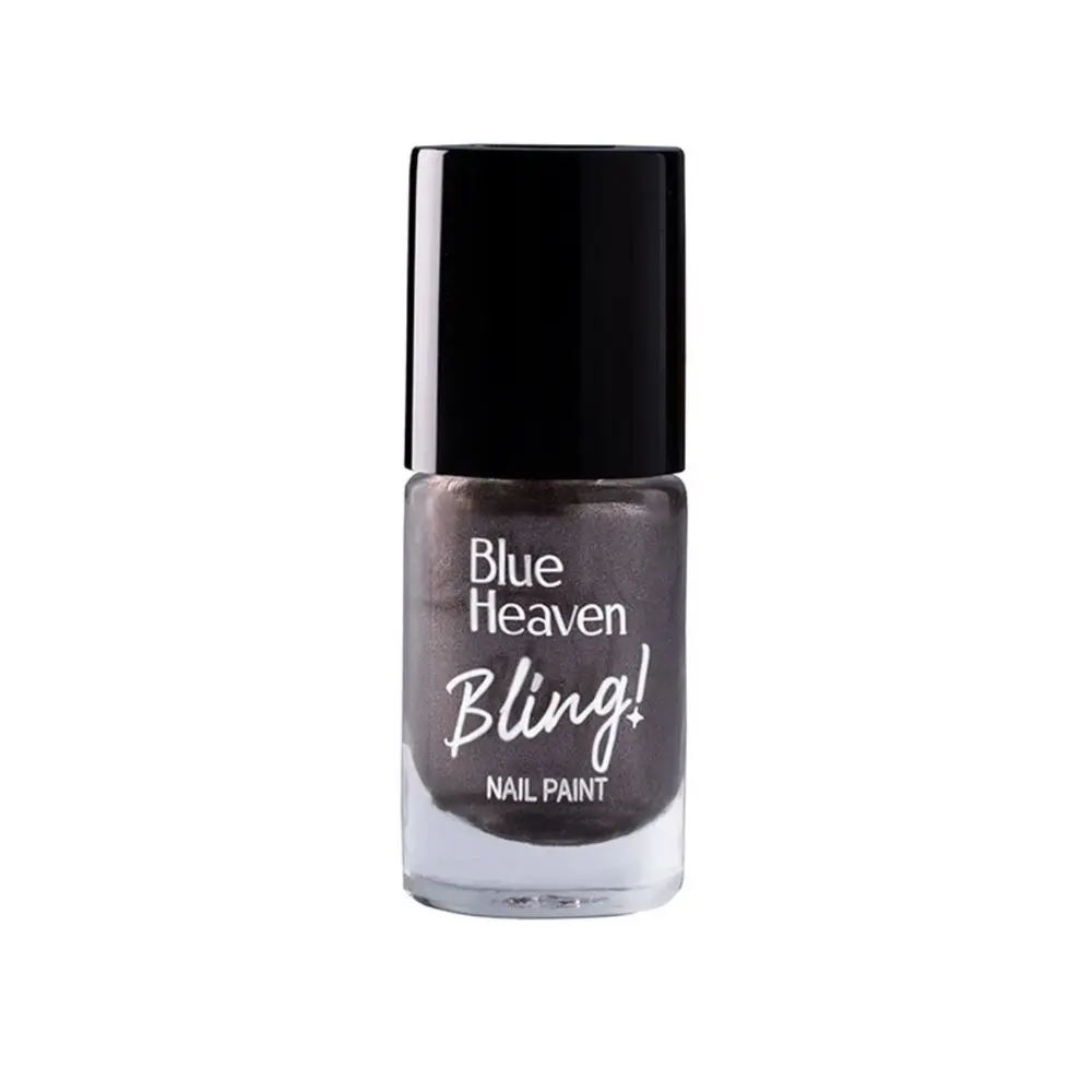 Blue Heaven Bling Nail Paint - 706 Expresso Sparkle, 8ml