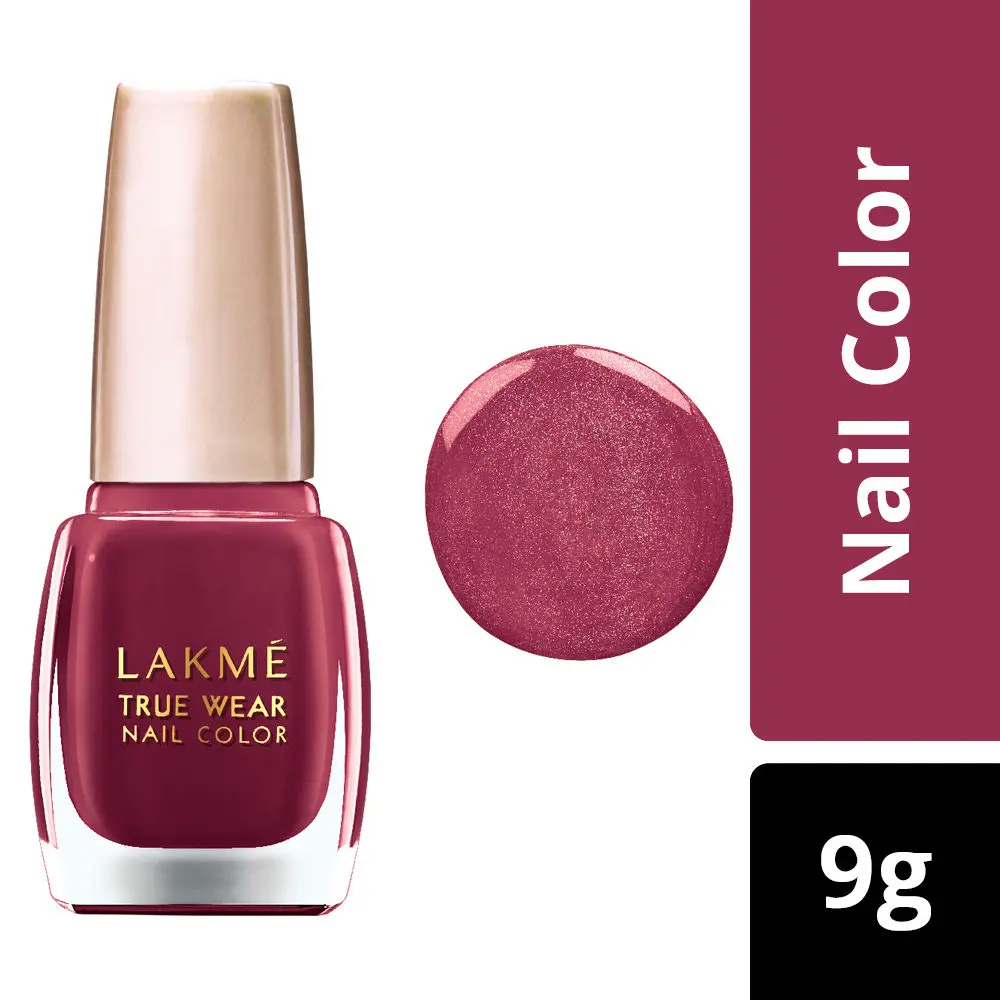 Lakme True Wear Nail Color - Shade D416 (9 ml)