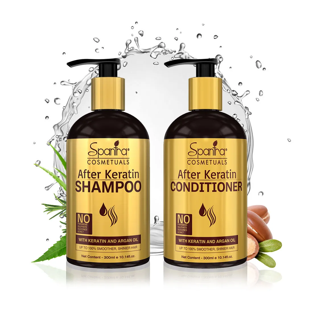 Spantra After Keratin Shampoo And Conditioner (Pack Of 2)