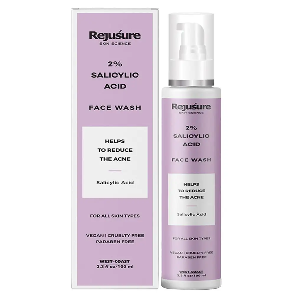 Rejusure 2% Salicylic Acid Face Wash,  100 ml  for Oily Skin