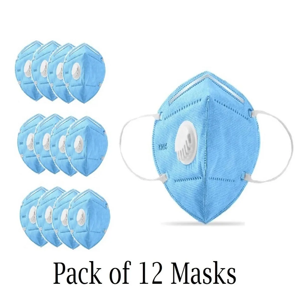 OOMPH KN95 Anti-Polution Mask with Respirator Valve Pack of 12