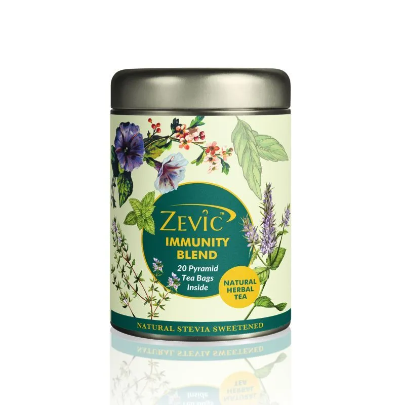 Zevic Immunity Blend Tea Tea Bags (sweetened With Stevia)