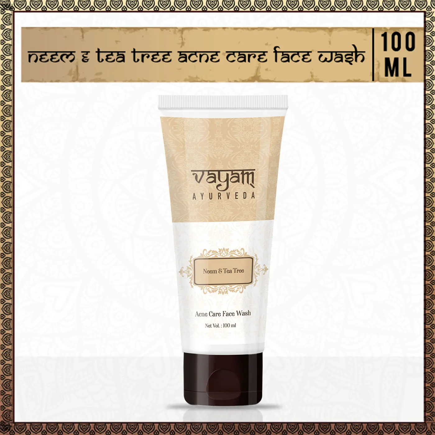 Vayam Ayurveda Neem And Tea Tree Acne Care Face Wash (100 ml)